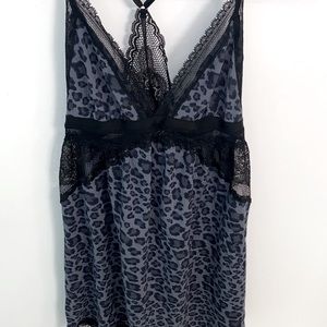 Victoria’s Secret Lace Leopard Supersoft Cami S